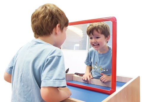 Espejo infantil de seguridad, set de 4 colores