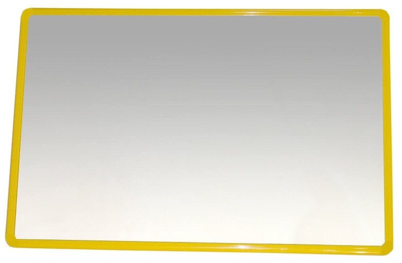 Espejo infantil de seguridad marco de aluminio Amarillo 50 x 120 cm Henbea  J754/D4 — latiendadelmaestro