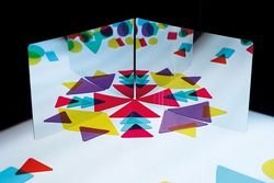 Espejo Libro con 60 formas