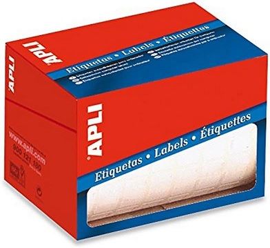 Etiquetes adhesives rotllo 34 mm x 53 mm