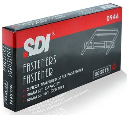 Fàsteners metàl·lics niquelats SDI, 50 und