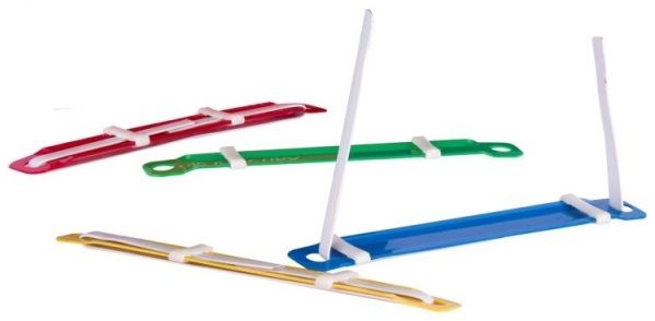 Fásteners plástico colores surtidos, 50 und.