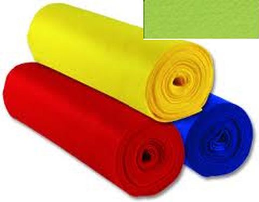 Fieltro rollo 45cm x 5 m Verde