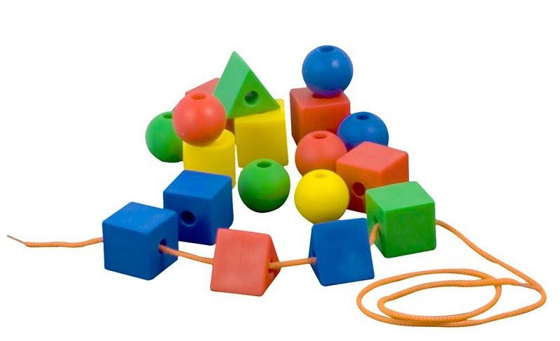 Formas ensartables trenzadas 35 mm., 60 und.