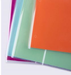 Folre de llibres amb solapa ajustable PP 290 mm 5 unitats