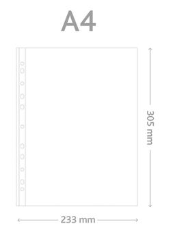 Funda PP Llis DIN A4 galga extra 11 tal.