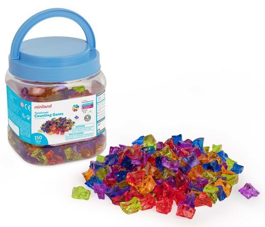 Gemmes comptadors translúcides 150 pcs