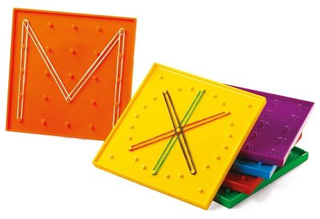 Geoplano círculo/cuadrado