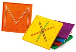 Geoplano círculo/cuadrado