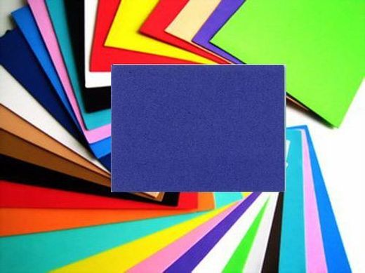 Goma Eva 40 x 60 cm. Azul Oscuro