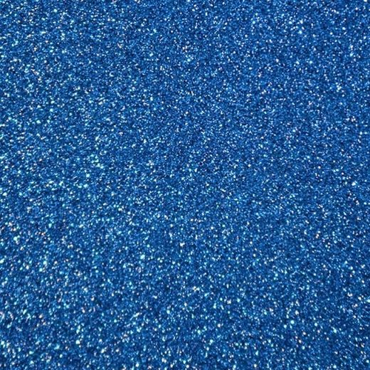 Goma Eva purpurina 400 mm x 600 mm azul fuerte