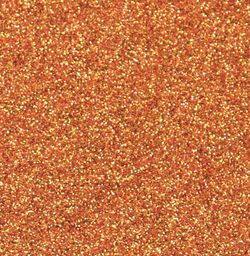 Goma Eva purpurina 400 mm x 600 mm taronja