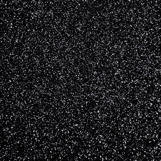 Goma Eva purpurina 400 mm x 600 mm negro