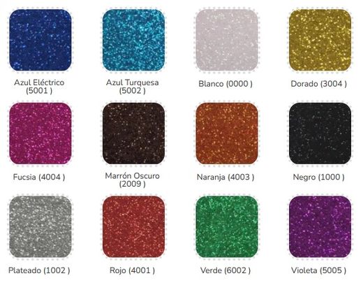 Goma Eva purpurina per metres