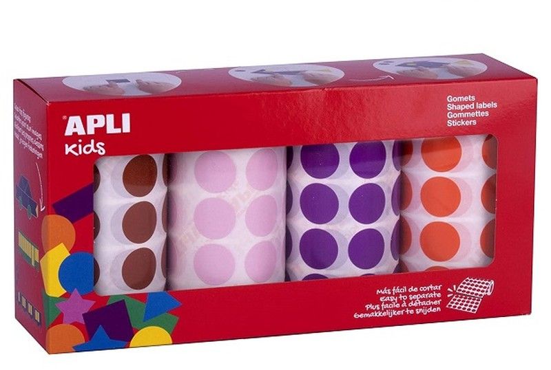 Gomets rollo redondos Ø 20 mm pack 4 und.