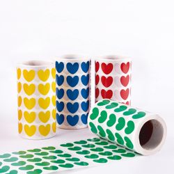 Gomets rollo corazones pack 4 und.