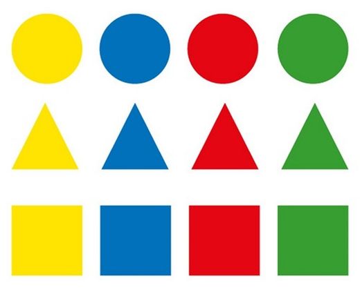 Bossa gomets geomètrics petits permanents, 12 fulles