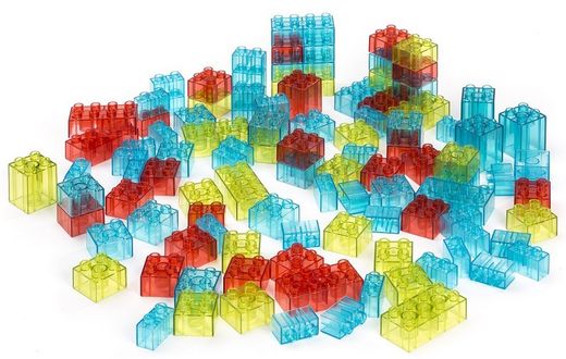 Juego de construcción Translucent Blocks
