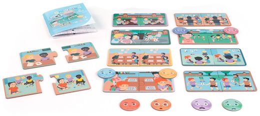Juego de mesa contra el acoso escolar "Emotiduos"