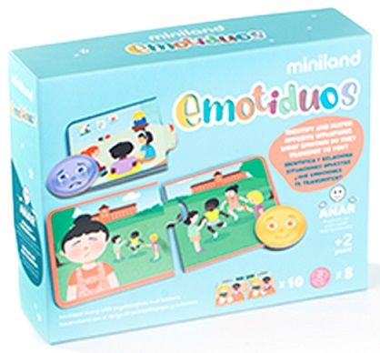 Juego de mesa contra el acoso escolar "Emotiduos"