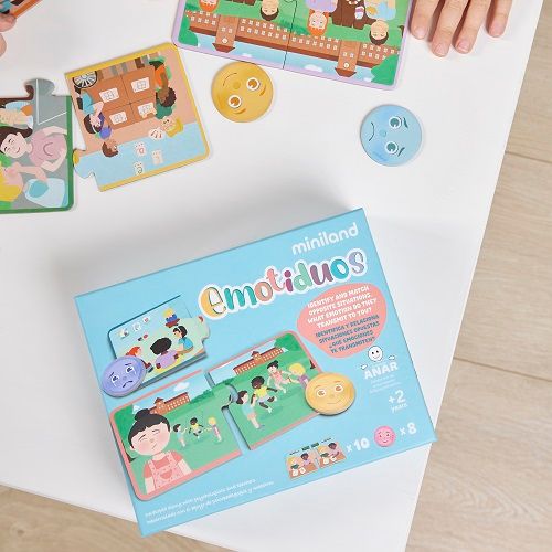 Juego de mesa contra el acoso escolar "Emotiduos"