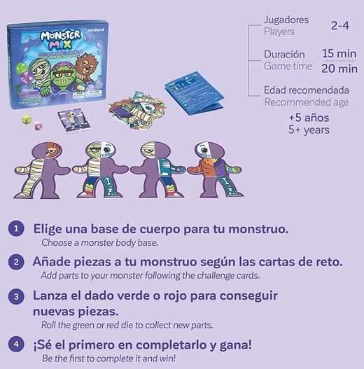 Juego de mesa "Monster Mix"