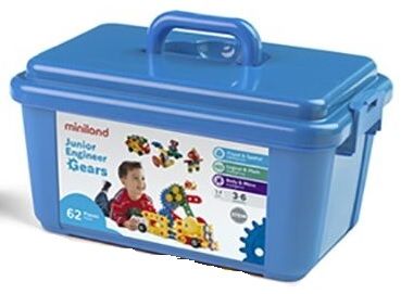 Juego construcción Junior Engineer Gears, 62 piezas