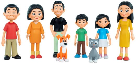 La Familia de piel intermedia
