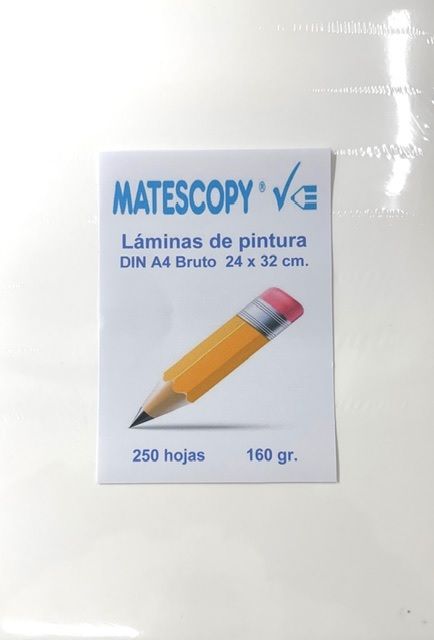 Láminas de dibujo A4 Bruto