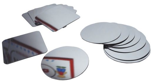 Láminas de Espejo: Círculo y Cuadrados