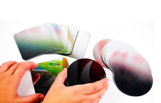 Láminas de Espejo: Círculo y Cuadrados