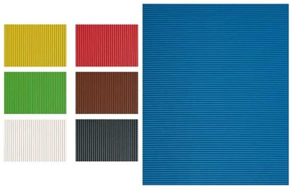 Goma eva FIXO KIDS corrugada 40 x 60 cm 2,5 mm 7 colores surtidos