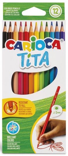 Llapis colors CARIOCA TITA, 12 colors