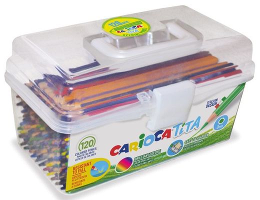 Llapis colors CARIOCA TITA SCHOOL BOX , 120 u