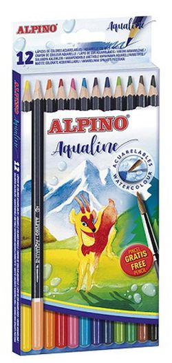 Llapis color ALPINO Aqualine 12 unt.