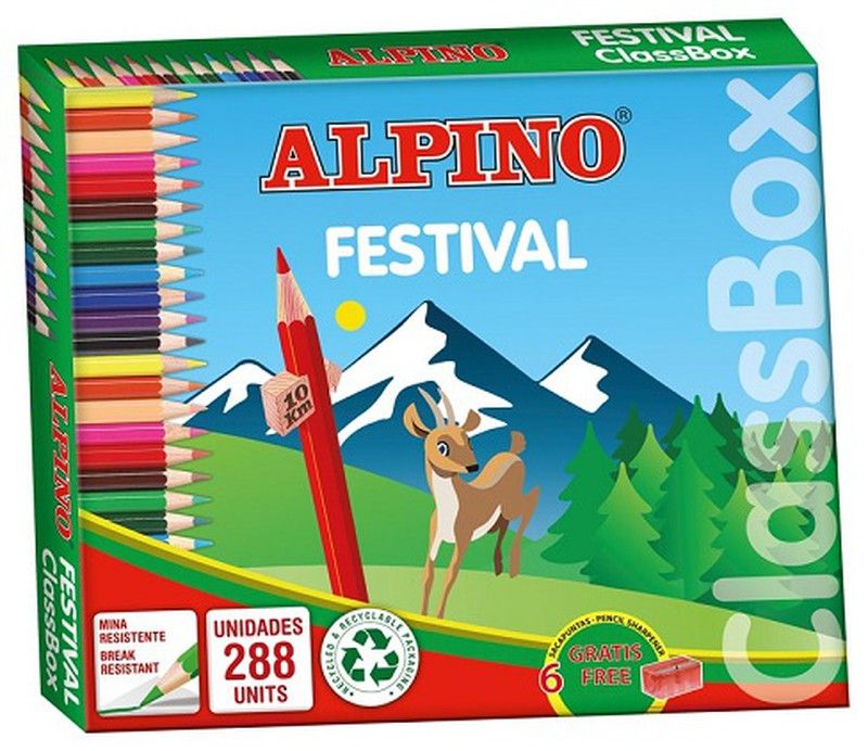 Lápiz color Alpino Economy pack 288 und.