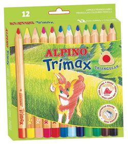 Llapis color ALPINO TRIMAX 12 unt