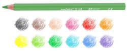 Llapis color CARIOCA TITA hexagonal maxi, 12 colors