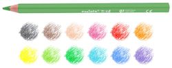 Lápiz color CARIOCA TITA triangular maxi school box, 144 u