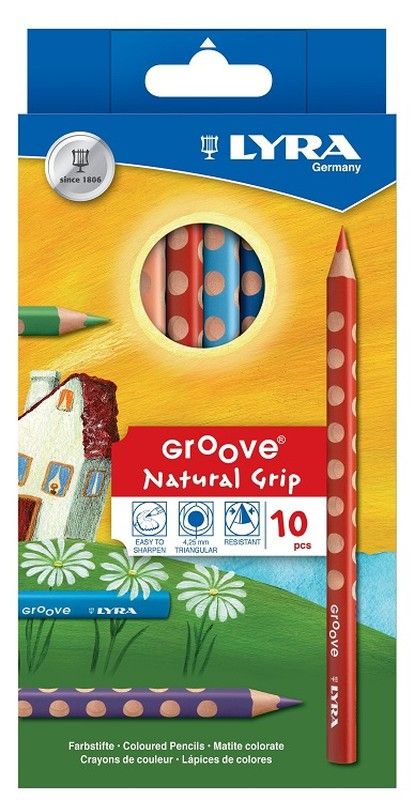 Lápiz color LYRA GROOVE 10 und.