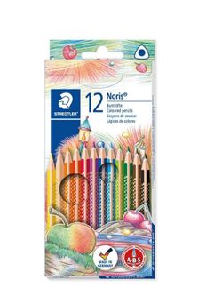 Lápiz color triangular NORIS SLIM 12 colores