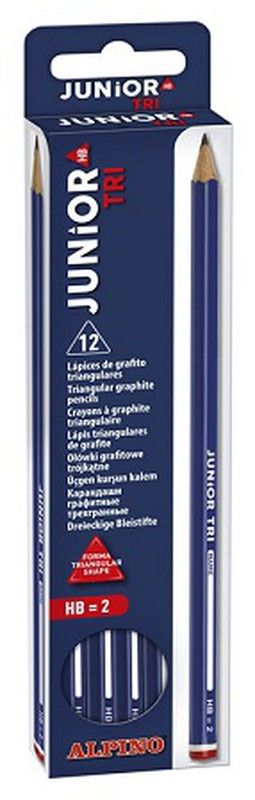 Lápiz grafito ALPINO Junio Tri HB 12 und.