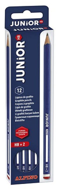 Llapis grafit ALPINO Junior Nº2, caixa 12 unt.