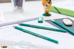 Lápiz grafito BIC EVOLUTION ORIGINAL 2 HB, caja 12 und.