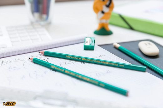 Lápiz grafito BIC EVOLUTION ORIGINAL 2 HB, caja 12 und.