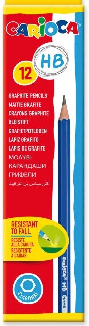 Llapis gràfit CARIOCA HB, 12 u