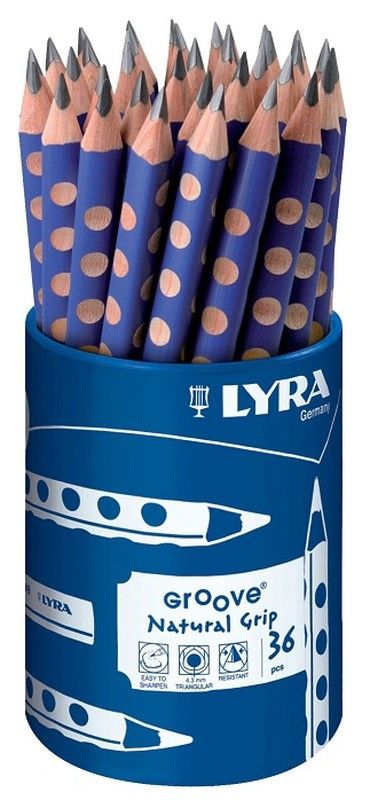 Lápiz gráfito LYRA GROOVE Graphite 36 und.