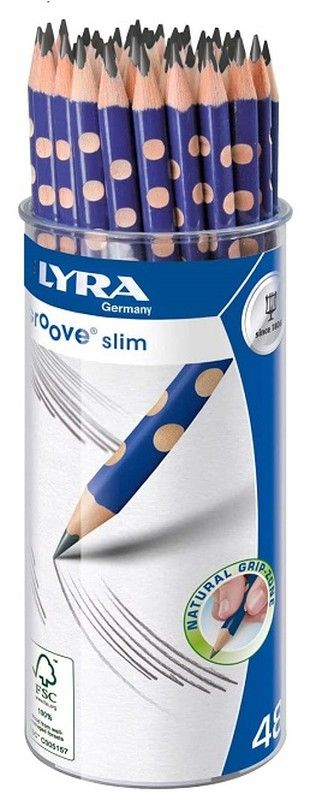 Lápiz grafito LYRA GROOVE slim 36 und.