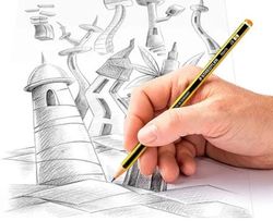 Llapis grafit NORIS 120-0 2B, caixa 12 unt.