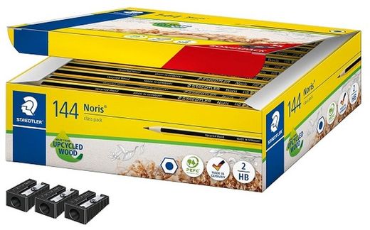 Lápiz grafito NORIS 120-2 HB, Class Pack 144 und.